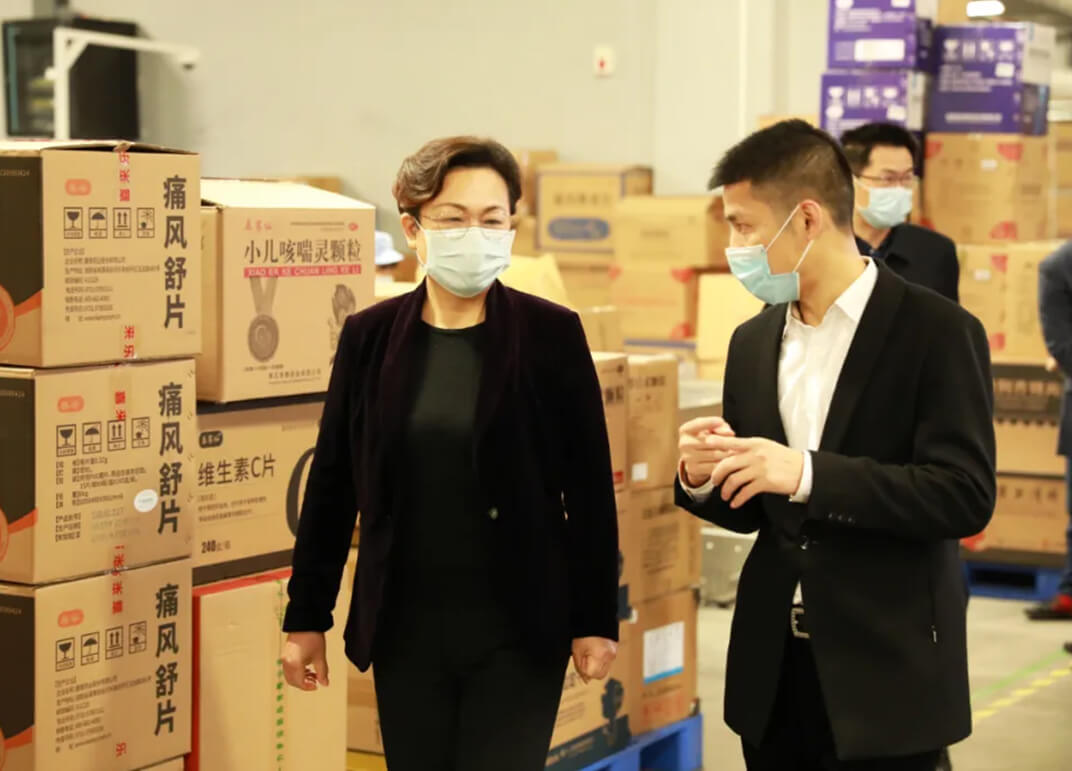 又一次贊許！湖南省委組織部副部長(zhǎng)肖百靈視察恒昌醫(yī)藥